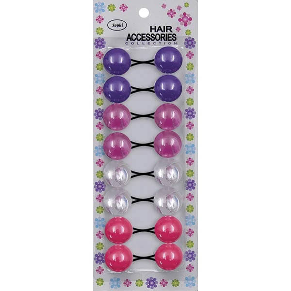 BLOSSOM - Round Hair Knockers 8PCs ASSORTED #PPP06-09M2 1 BLOSSOM - Round Hair Knockers 8PCs ASSORTED #PPP06-09M2