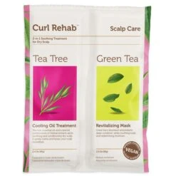 Curl Rehab - Scalp Care Tea Tree & Green Tea Cooling Oil Treatment And Revitalizing Mask