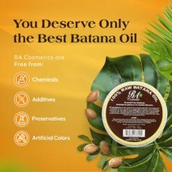RA COSMETICS - 100% Unrefined Raw Batana Oil -Zoe Beauty Supply Shop 81GrHTcm0NL. SL1500