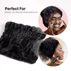 KISS - RED WIDE SPA HEADBAND BLACK -Zoe Beauty Supply Shop 81JC2Em8uqL. SL1500
