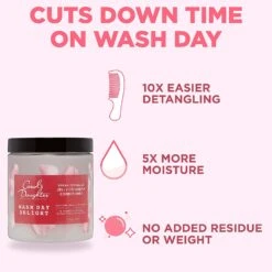 Carol's Daughter - Wash Day Delight Dream Detangler Jelly-To-Cream Conditioner -Zoe Beauty Supply Shop 81KVg9NFseL. SL1500