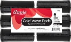 ANNIE - Professional Cold Wave Rods 6 PCs X-LARGE BLACK