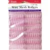 ANNIE - Professional Wire Mesh Rollers 1 1/8" 12PCs LARGE PINK -Zoe Beauty Supply Shop 81j 83OCTeL. SL1200
