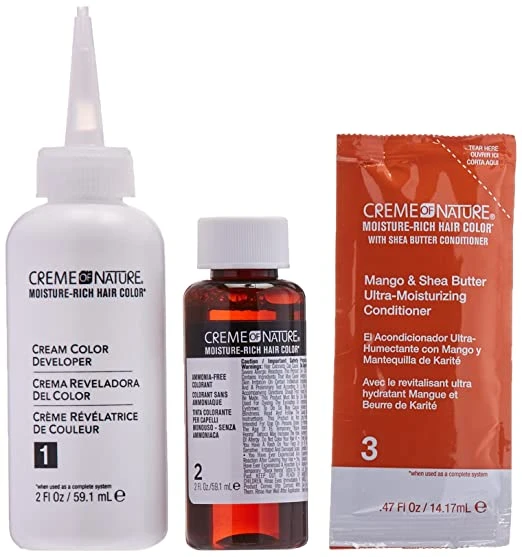 Creme Of Nature - Moisture-Rich Hair Color With Shea Butter C10 JET BLACK 4 Creme Of Nature - Moisture-Rich Hair Color With Shea Butter C10 JET BLACK - Image 4