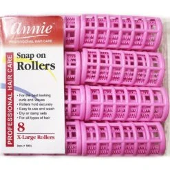 ANNIE - Professional Snap-On Magnetic Rollers X-LARGE PINK #1221 -Zoe Beauty Supply Shop 81xRCzXVjEL