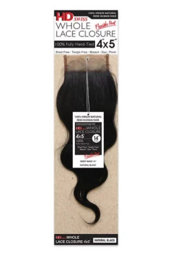 SENSUAL - HD NATURAL LACE CLOSURE 4X5 BODY WAVE