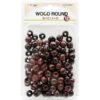 BEAUTY COLLECTION - Wood Round Hair Bead (M) Dark Brown -Zoe Beauty Supply Shop 9bf68660 0680 11ef b1f8 eb1a74cec859