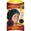 MAGIC COLLECTION - Argan Oil Infused Extra Large Sleep Cap BLACK -Zoe Beauty Supply Shop 9dfabab0 33fa 11ef a625 cd0f69ecb9f5