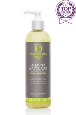 DESIGN ESSENTIALS - Almond & Avocado Sulfate-Free Shampoo