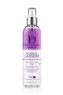 DESIGN ESSENTIALS - Agave And Lavender Blow-Dry And Styling Primer Step 3