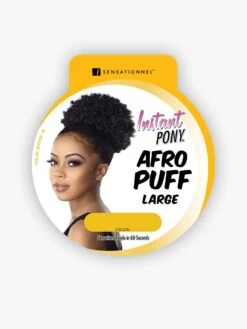SENSATIONNEL - ID AFRO PUFF LARGE (DRAWSTRING) -Zoe Beauty Supply Shop AfroPuffLarge TAG