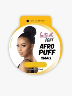 SENSATIONNEL - ID AFRO PUFF SMALL (DRAWSTRING) 11 SENSATIONNEL - ID AFRO PUFF SMALL (DRAWSTRING) -Zoe Beauty Supply Shop AfroPuffSmall HT