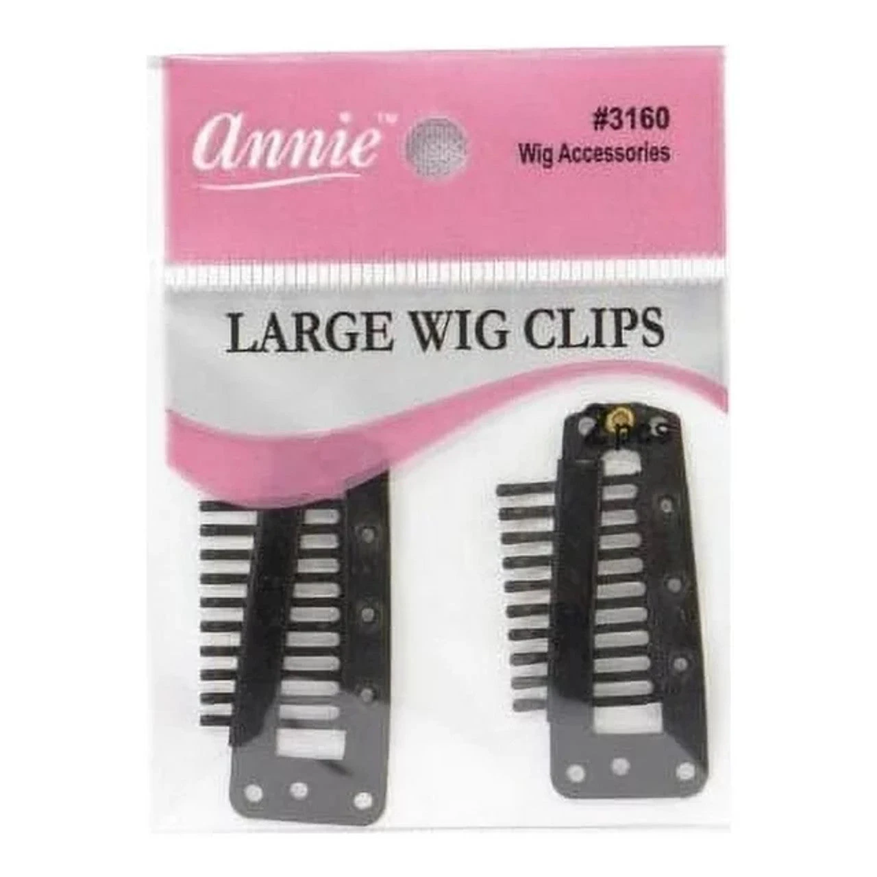 ANNIE - Large Wig Clips 2PCs #3160 1 ANNIE - Large Wig Clips 2PCs #3160