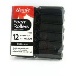 ANNIE - Professional Foam Rollers 7/8" 12PCs MEDIUM BLACK #1062 -Zoe Beauty Supply Shop Annie Medium 7 8 Foam Hair Rollers Black 12 Pcs 2.06d76756ef00aa47dcaa22993cacf6ca 9aa3ba6e 7802 4a40 98a7 c937deebb61f