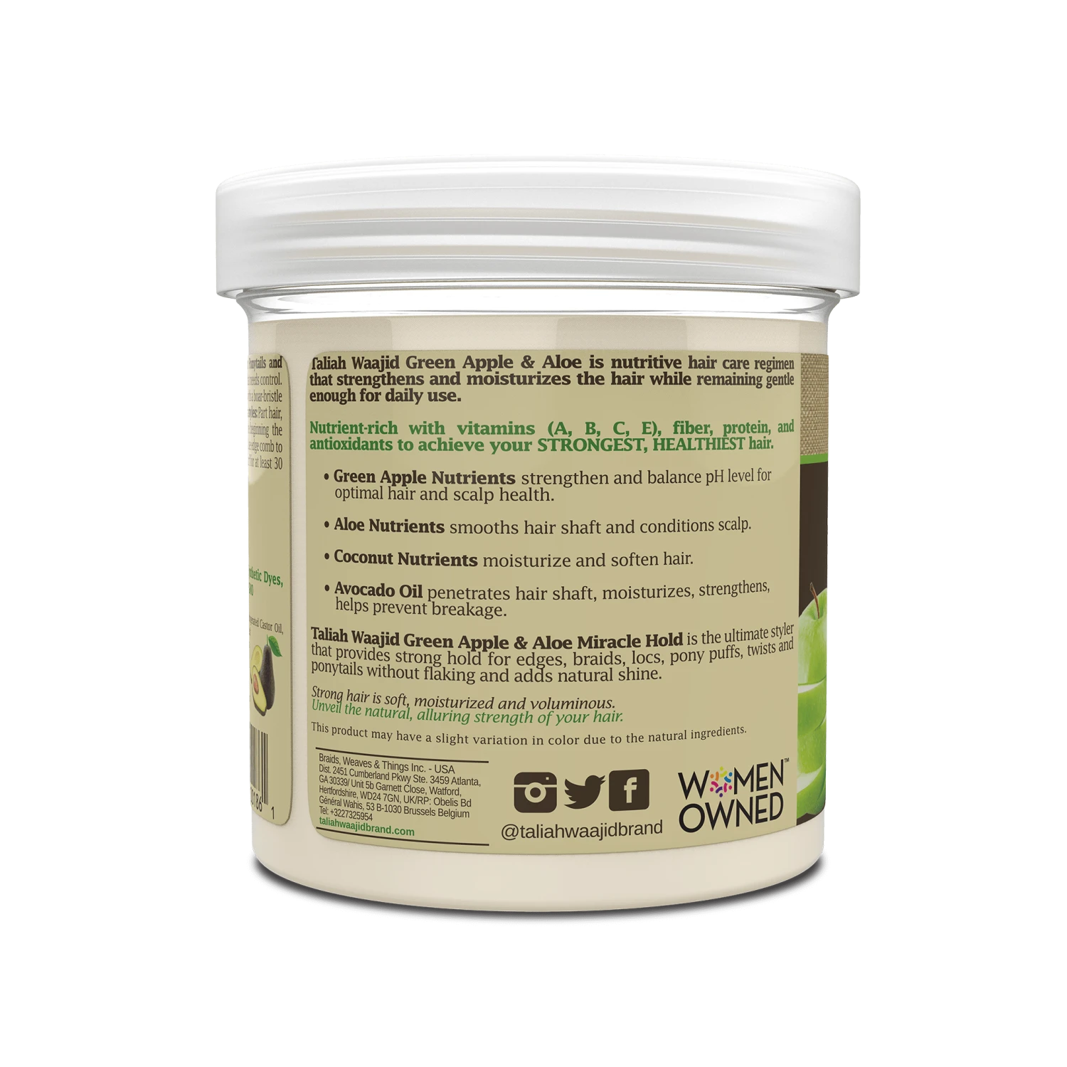 TALIAH WAAJID - Green Apple & Aloe Nutrition Miracle Hold Gel 2 TALIAH WAAJID - Green Apple & Aloe Nutrition Miracle Hold Gel - Image 2