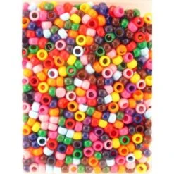 Eden Collection - Small Round Hair Bead Assorted 400 Pieces -Zoe Beauty Supply Shop BR1 AST 3
