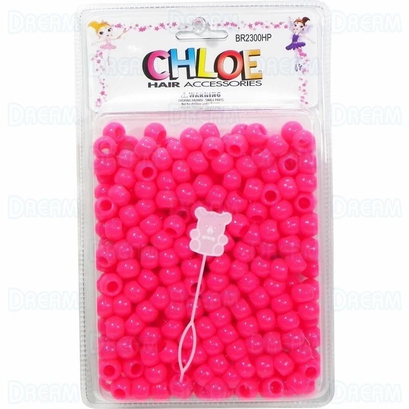 DREAM WORLD - ROUND BEAD 12MM 200 PC HOT PINK (BR2300HP) 1 DREAM WORLD - ROUND BEAD 12MM 200 PC HOT PINK (BR2300HP)