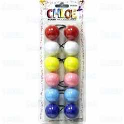 DREAM WORLD - Jumbo Hair Knockers Assorted 6PCS (BR2630A)