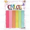CHLOE - HAIR RIBBON LIGHT ASSORTED 6PC 0.5″