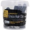 BTL - Rubberized Croco Hair Clip BLACK -Zoe Beauty Supply Shop BTLT11BLA