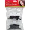 MAGIC COLLECTION - Butterfly Clamps BLACK/WHITE 2" -Zoe Beauty Supply Shop BU2