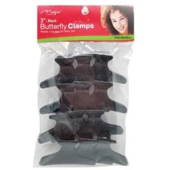 MAGIC COLLECTION - 3" Butterfly Clamps Black