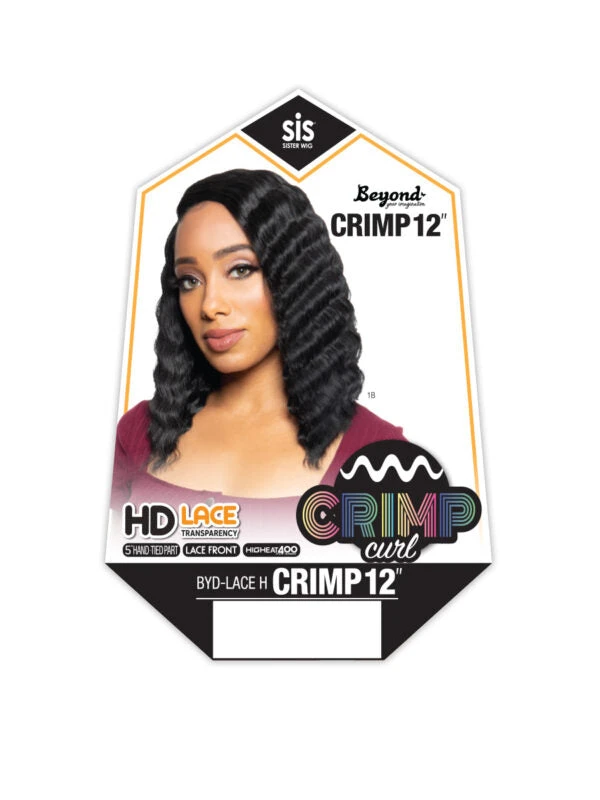 SISTER WIG - BYD-LACE H WIG CRIMP 12" 3 SISTER WIG - BYD-LACE H WIG CRIMP 12" - Image 3