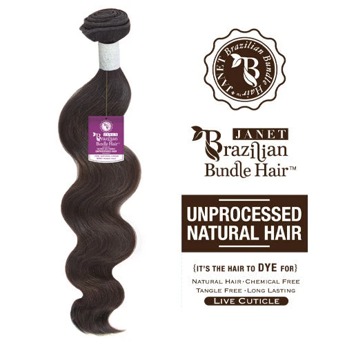 JANET - Brazilian Bundle Hair BombShell 6PCs NATURAL WAVY 4 JANET - Brazilian Bundle Hair BombShell 6PCs NATURAL WAVY - Image 4