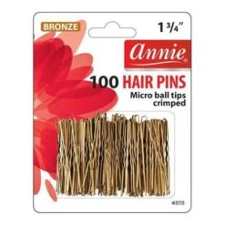 ANNIE - Hair Pins 100PCs Micro Ball Tips Crimped BRONZE #3113 -Zoe Beauty Supply Shop B hwyzypk1690473282191 500