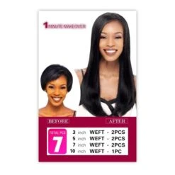 MODEL MODEL - DREAM WEAVER Clip-In 7 PCS 18" (HUMAN) -Zoe Beauty Supply Shop B kfvbadm1659653546565 500