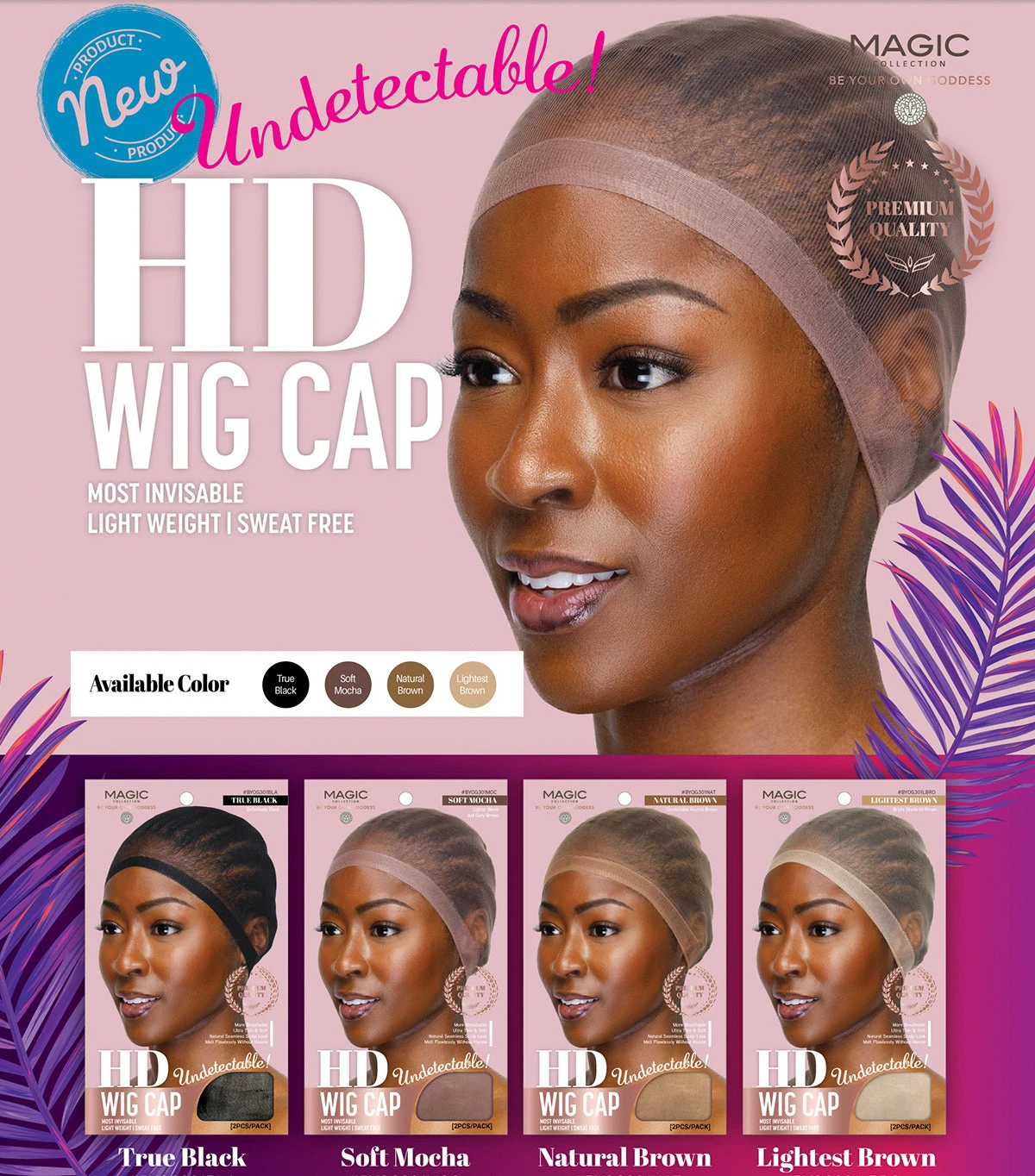 MAGIC COLLECTION - HD WIG CAP SOFT MOCHA 2 MAGIC COLLECTION - HD WIG CAP SOFT MOCHA - Image 2