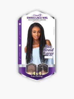 SENSATIONNEL - CLOUD 9 4X4 LACE PARTING "BOX BRAID LARGE" 12 SENSATIONNEL - CLOUD 9 4X4 LACE PARTING "BOX BRAID LARGE" -Zoe Beauty Supply Shop BoxBraidLarge TAG