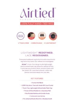 OUTRE - AIRTIED 100% FULLY HAND-TIED WIG - HHB - GLAM WAVES 28" -Zoe Beauty Supply Shop Brand Description Airtied 2 45b38c52 1cba 4bb2 8631 fe8601029072