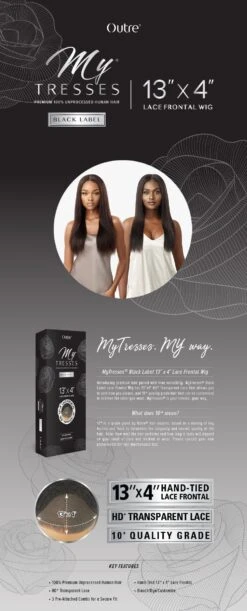 OUTRE - MYTRESSES - LACE FRONTAL WIG 13X4-HH-NATURAL PIXIE -Zoe Beauty Supply Shop Brand Description Mytresses Black Label 13x4 Lace Frontal Wig WEB FINAL 1530e8fc 1ecc 4b34 afc8 72f8b4d82b22