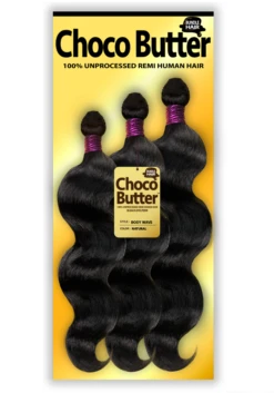 CHOCO BUTTER - 13A 100% UNPROCESSED REMI HUMAN HAIR BODY WAVE