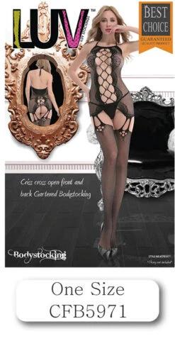 CCDC - LUV BodyStocking Fishnet BLACK CFB5971