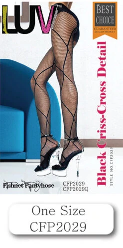 CCDC - LUV Black Criss-Cross Detail CFP2029