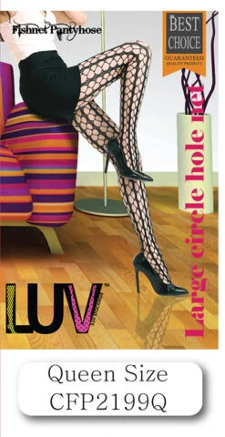 CCDC - LUV LARGE CIRCLE HOLE NET (CFP2199) -Zoe Beauty Supply Shop CFP2199Q