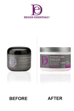 DESIGN ESSENTIALS - Peppermint & Aloe Therapeutics Anti-Itch Hair & Scalp Treatment -Zoe Beauty Supply Shop CL5A461 11780