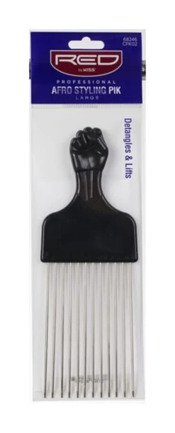 KISS - RED PROFESSIONAL AFRO STYLING PIK LARG -Zoe Beauty Supply Shop CPK02 9