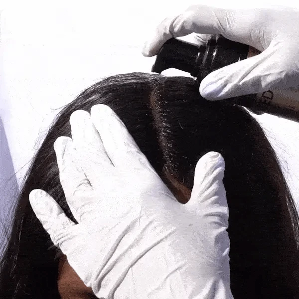 EBIN - TINTED LACE MOUSSE LIGHT WARM BROWN 2 EBIN - TINTED LACE MOUSSE LIGHT WARM BROWN - Image 2