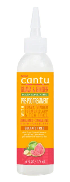 CANTU - Guava & Ginger Scalp Exfoliating Pre-Poo Treatment -Zoe Beauty Supply Shop Cantu Guava Ginger 6ozPrePoo 5 removebg preview 79618 1