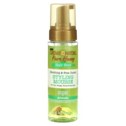 Creme Of Nature - Pure Honey Hair Food Smoothing & Frizz Control Styling Mousse Avocado