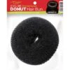 MAGIC COLLECTION - 4 3/4" Wide Donut Hair Bun BLACK 12 MAGIC COLLECTION - 4 3/4" Wide Donut Hair Bun BLACK -Zoe Beauty Supply Shop DONUT 12