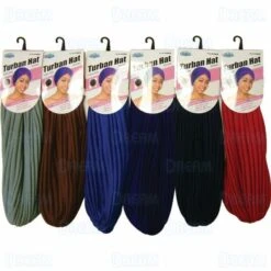 DREAM WORLD - Deluxe Luxury Turban Hat (DRE106DK) -Zoe Beauty Supply Shop DRE106DK