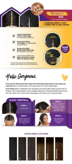 SENSATIONNEL - V-PART WIG V-UNIT 3 (CK&CO) -Zoe Beauty Supply Shop Description CKCO V PART scaled 22ecb0e8 294d 4234 a16c ca529c7ced45