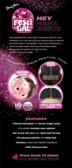 SENSATIONNEL - FESTI-GAL BY SHEAR MUSE WIG "BUBBLE GAL" -Zoe Beauty Supply Shop Details Festi Gal Bubble scaled 1