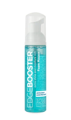 STYLE FACTOR - EDGE BOOSTER Extra Shine And Moisture Rich Foam Mousse With Shea Butter & Jamaican Black Castor Oil
