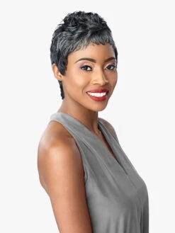 SENSATIONNEL - HH EMPIRE WIG "MONA" SALT & PEPPER (HUMAN)