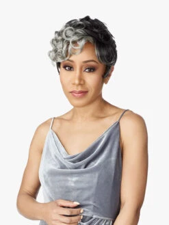 SENSATIONNEL - HH EMPIRE WIG "FLORA" SALT & PEPPER (HUMAN) 25 SENSATIONNEL - HH EMPIRE WIG "FLORA" SALT & PEPPER (HUMAN) -Zoe Beauty Supply Shop Empire WIG SnP Flora 03